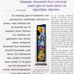 Ik schilder met glas en verbeeld ervaringen en emoties- Glaskunst en schilderkunst van Annemiek Punt in Ootmarsum
