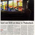 Spel van Licht en Kleur in de Thaborkerk Hengelo- Glaskunst en schilderkunst van Annemiek Punt in Ootmarsum